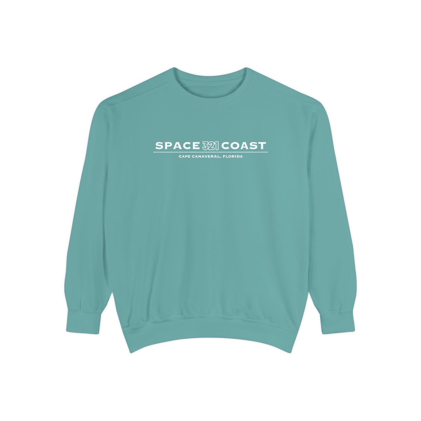 Space Coast 321 Unisex Garment-Dyed Sweatshirt