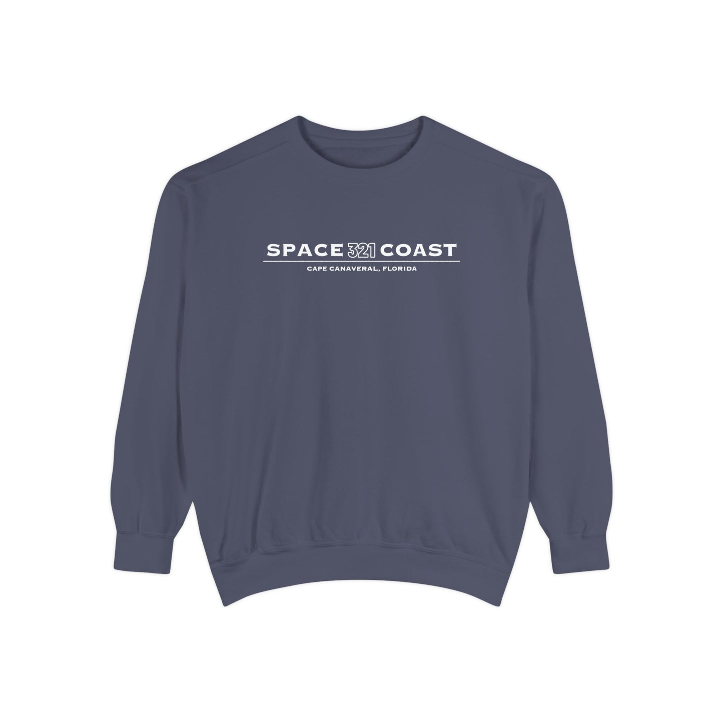Space Coast 321 Unisex Garment-Dyed Sweatshirt