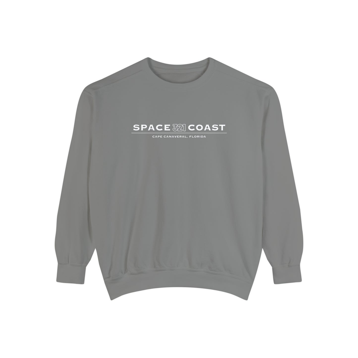 Space Coast 321 Unisex Garment-Dyed Sweatshirt