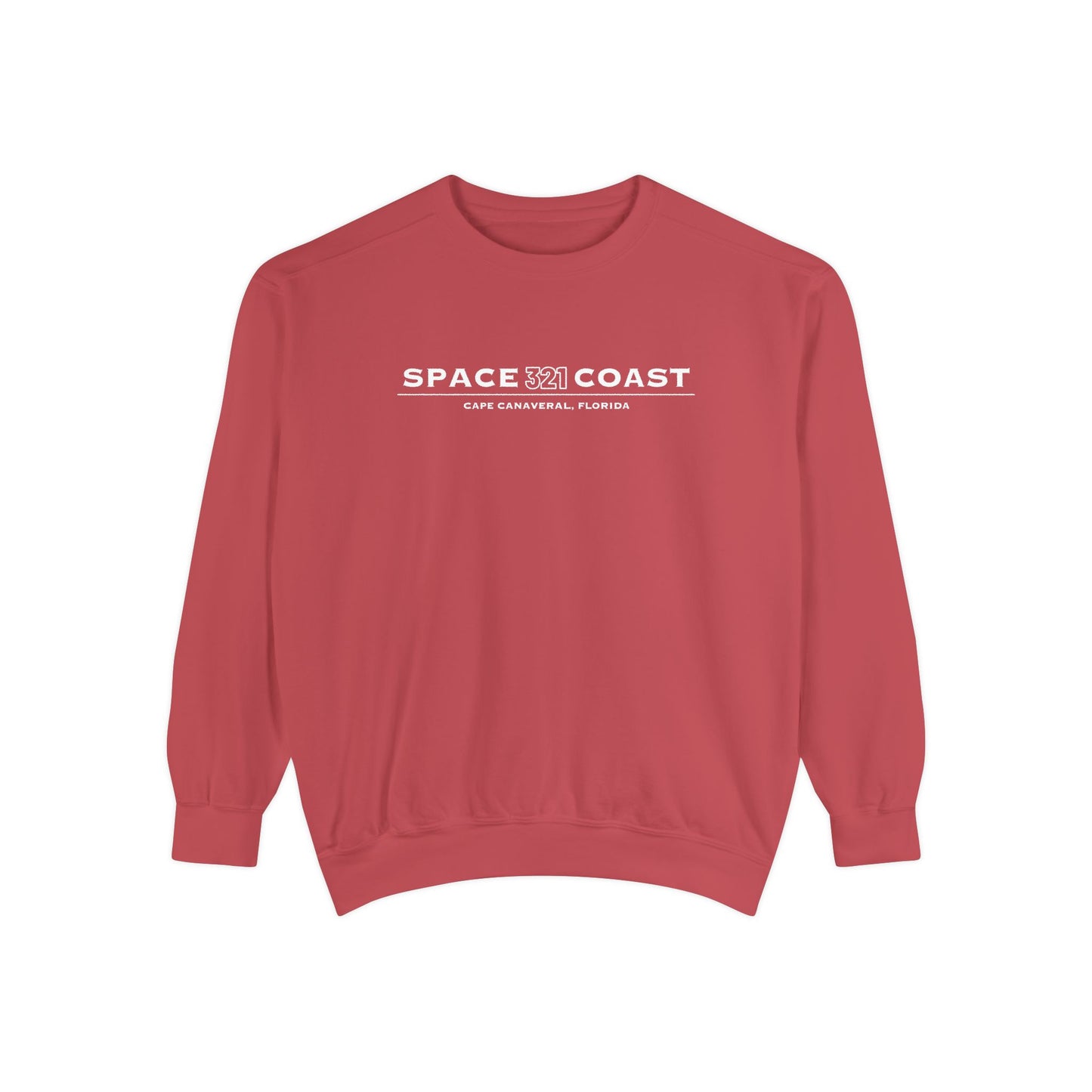 Space Coast 321 Unisex Garment-Dyed Sweatshirt