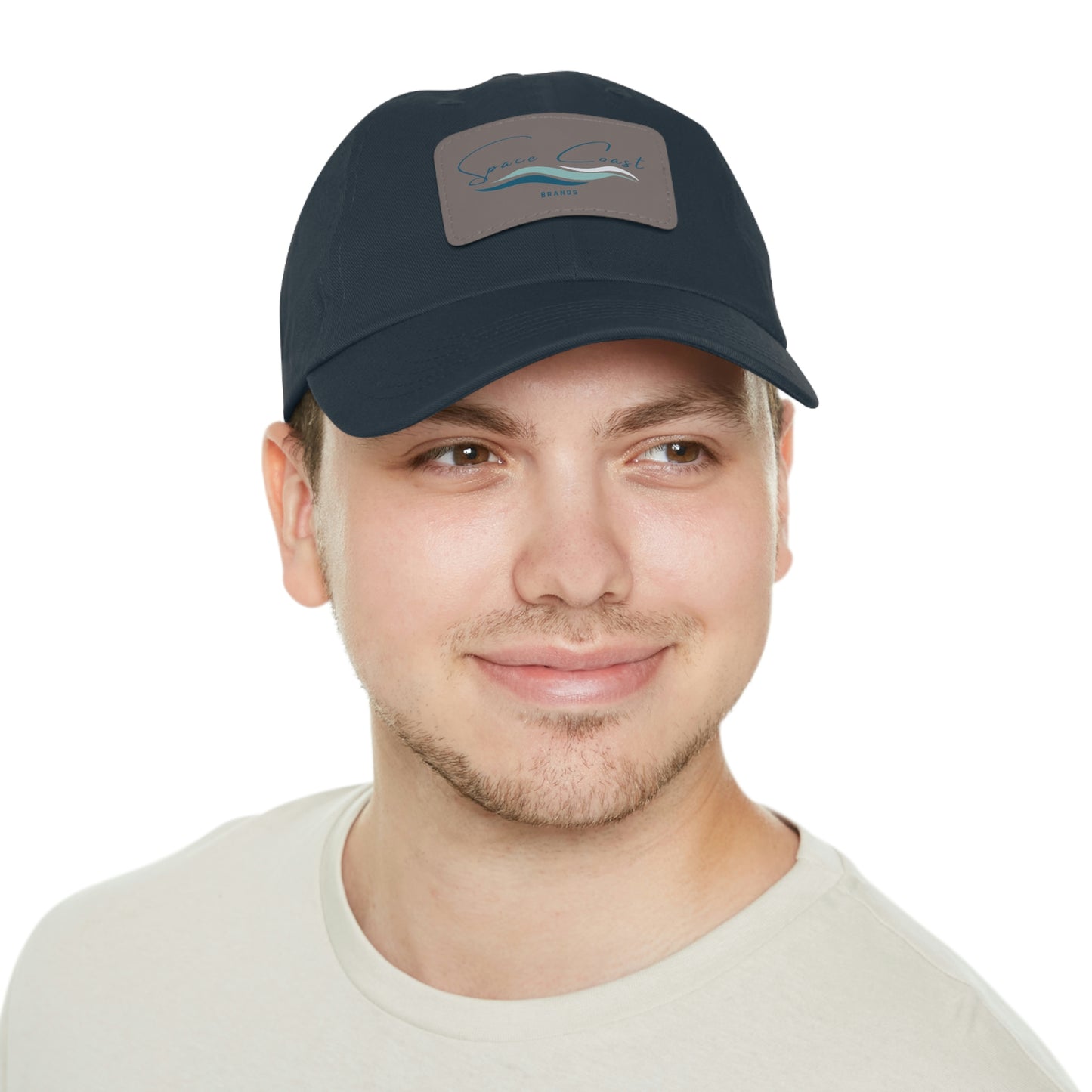 Space Coast Dad Hat with Leather Patch