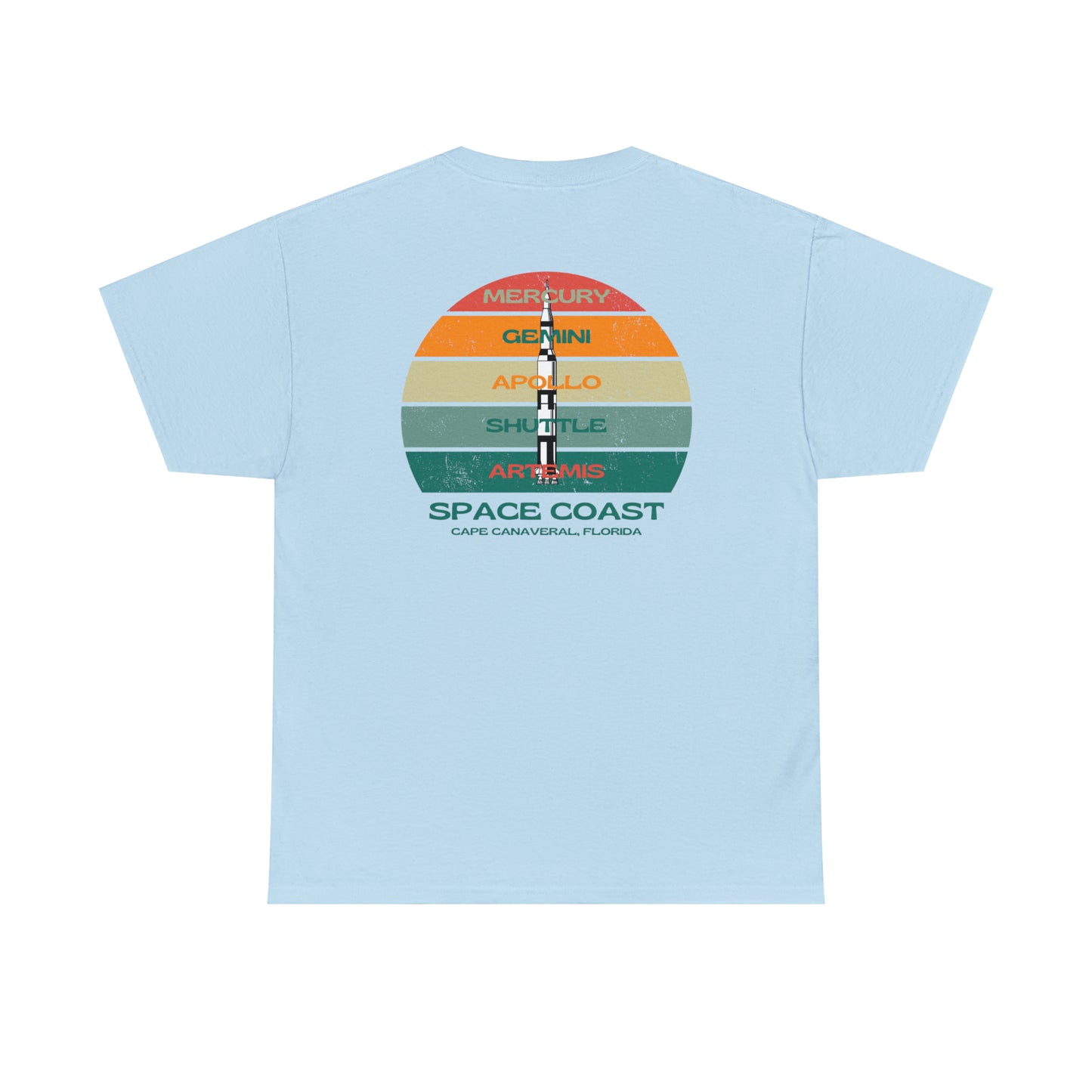 Cape Canaveral Nasa Program's Shirt Unisex Heavy Cotton Tee