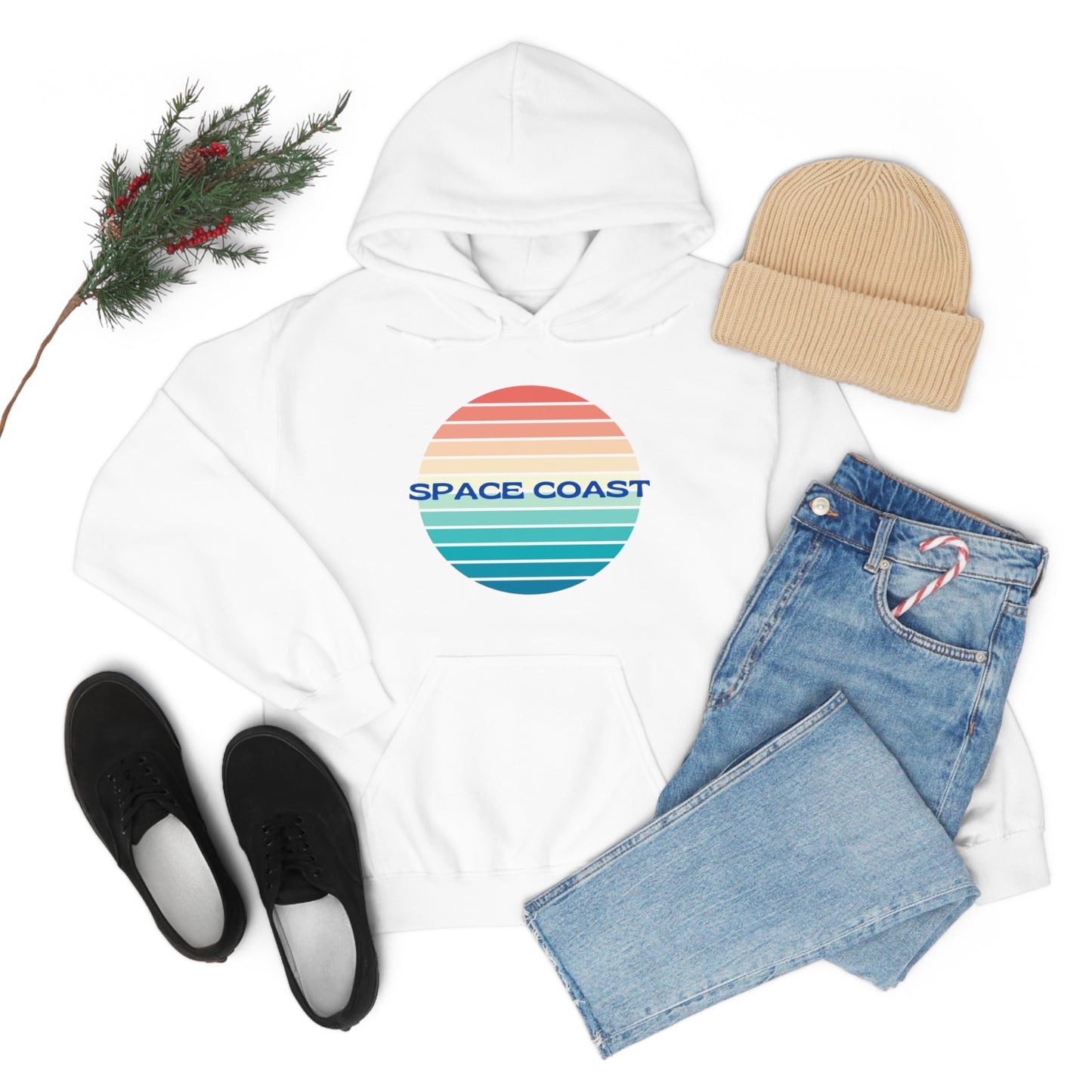 Space Coast Retro Unisex Heavy Blend™ Hooded Sweatshirt
