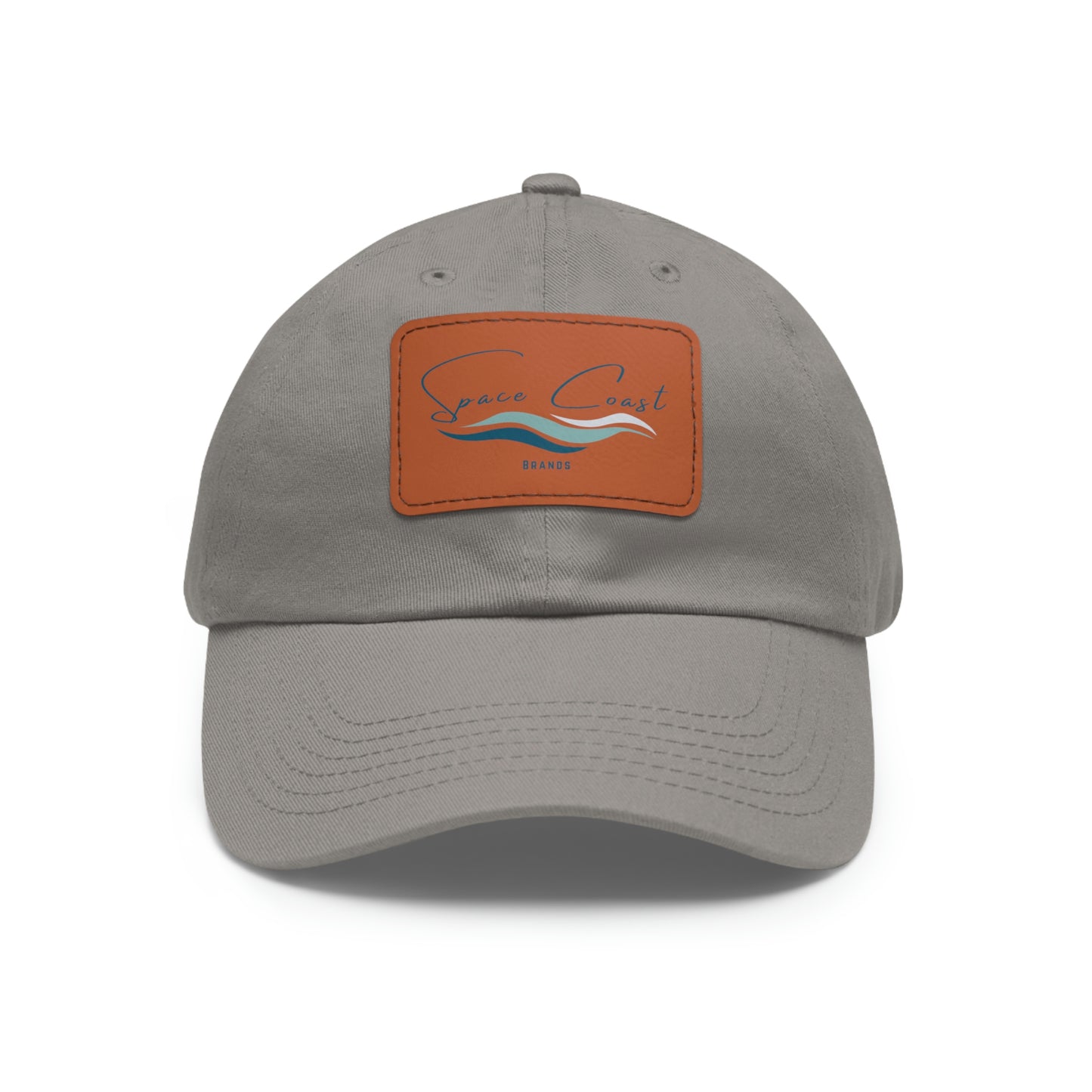 Space Coast Dad Hat with Leather Patch