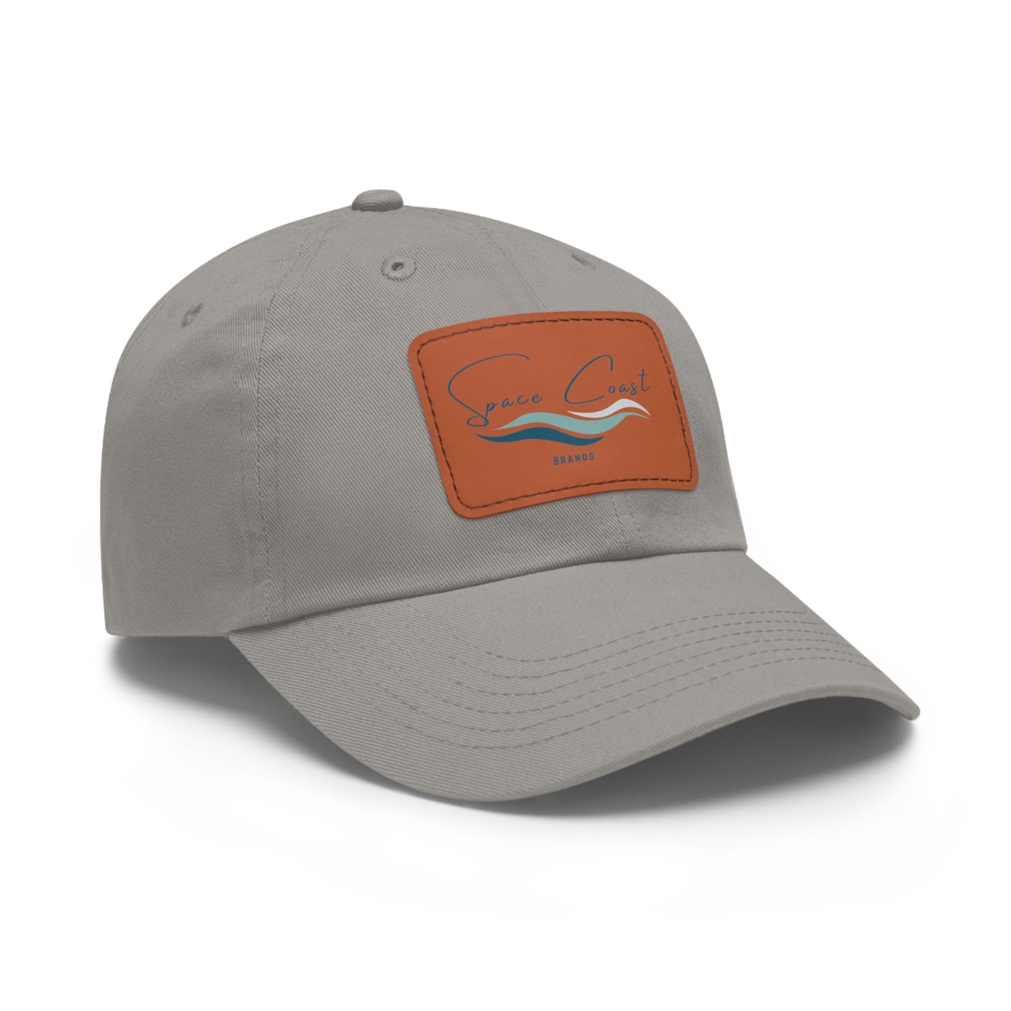 Space Coast Dad Hat with Leather Patch