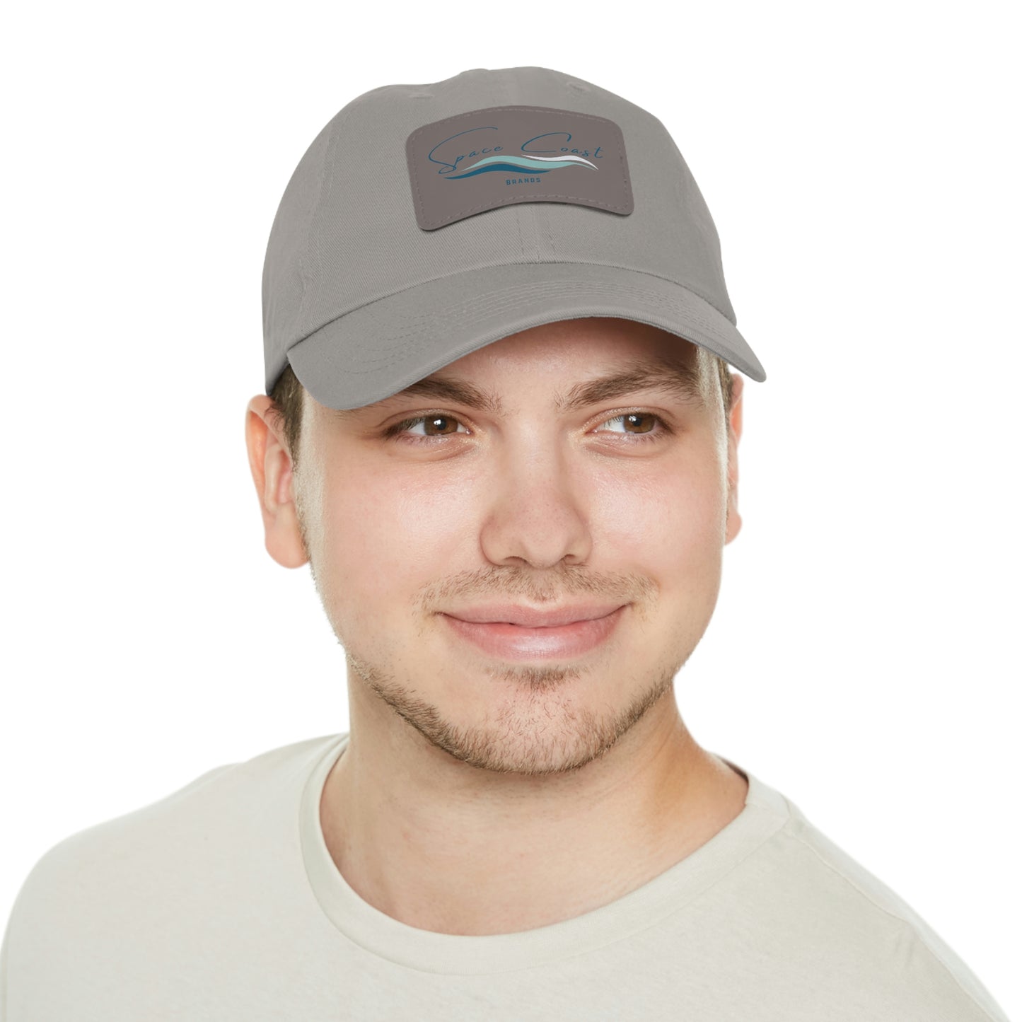 Space Coast Dad Hat with Leather Patch