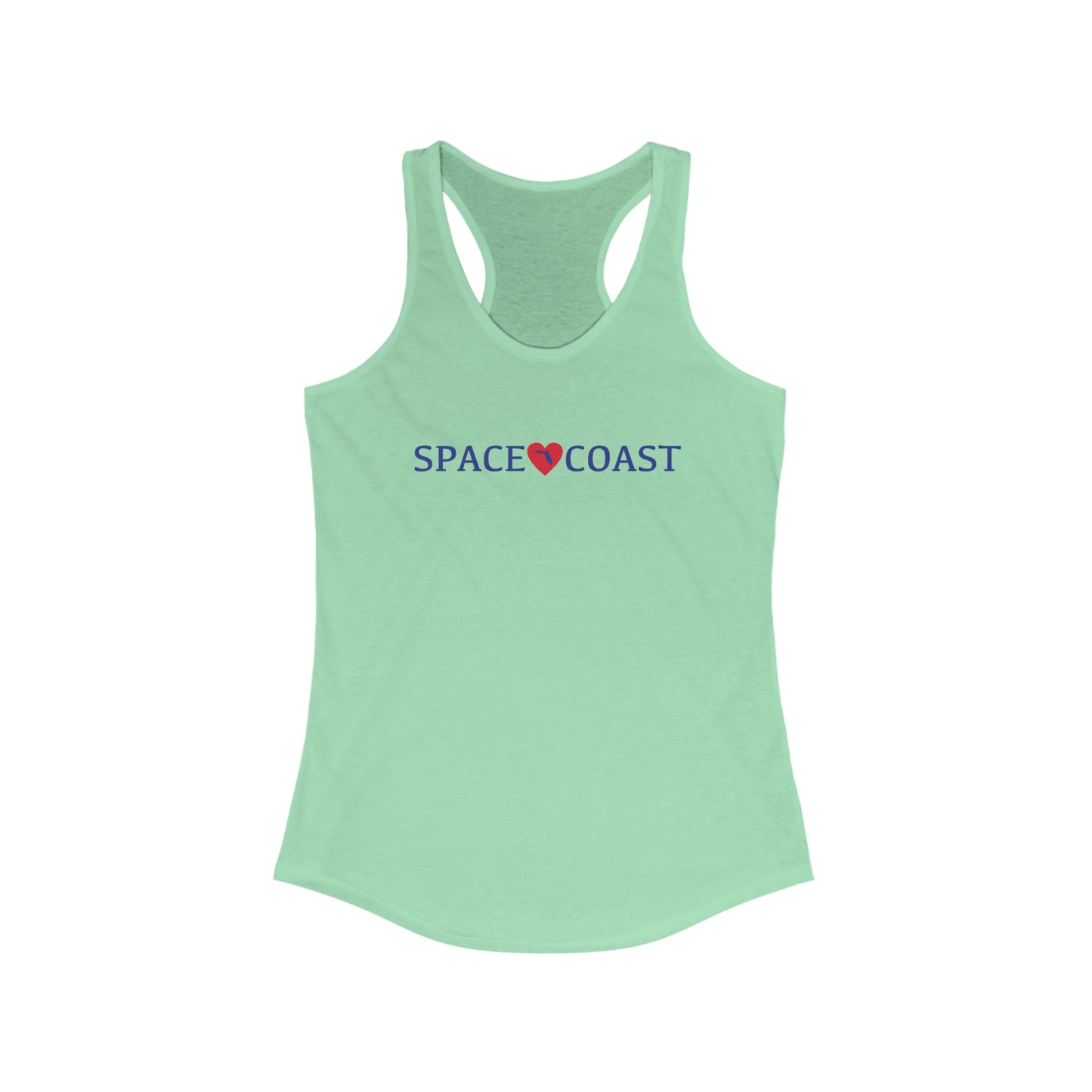 Space Coast Love Women's Ideal Racerback Tank