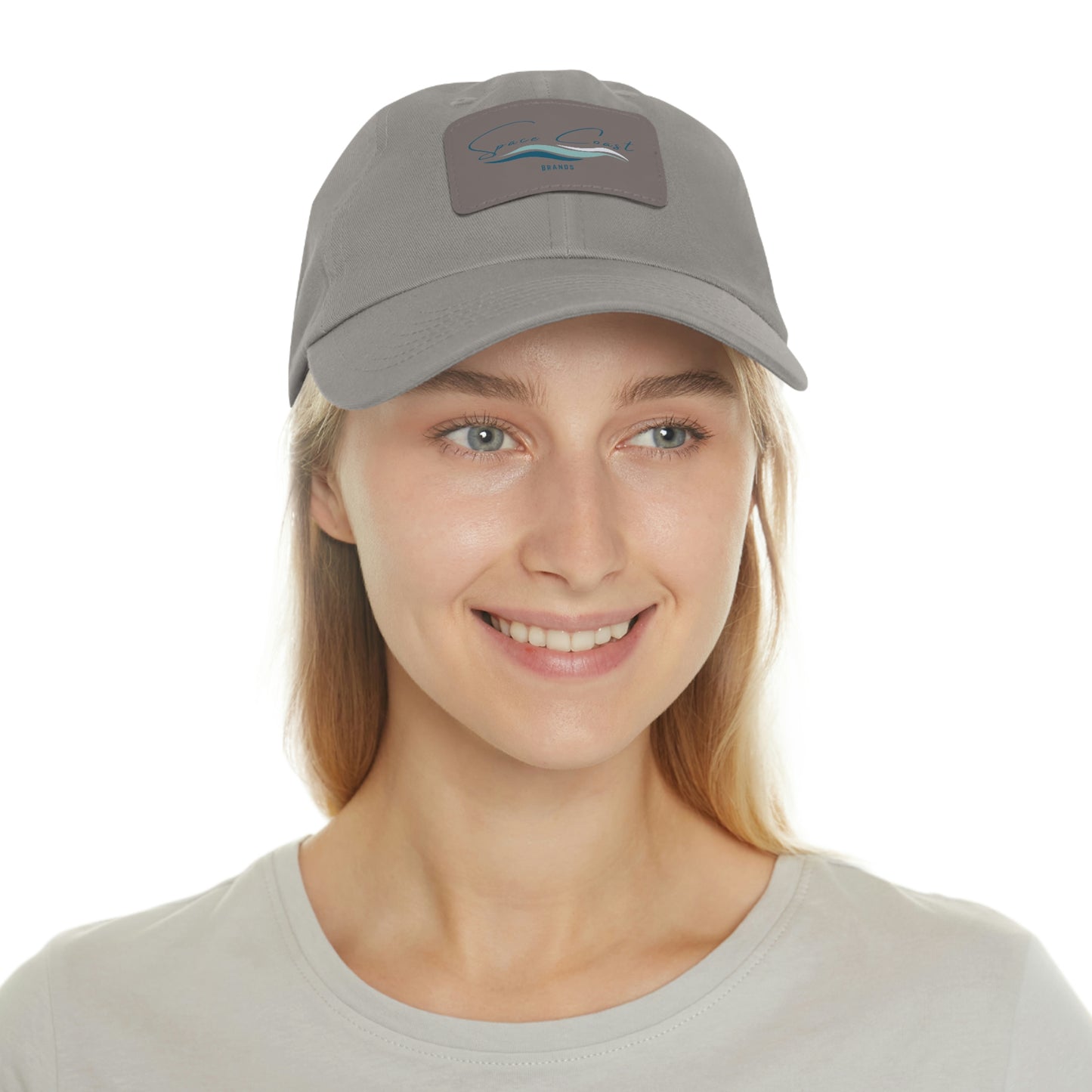 Space Coast Dad Hat with Leather Patch